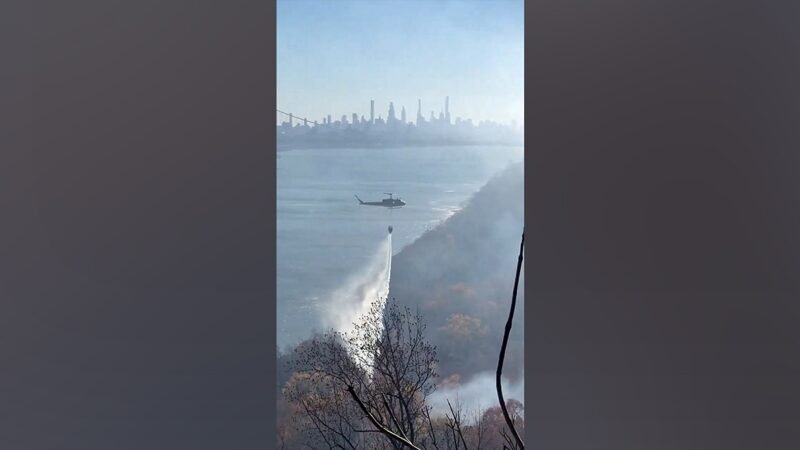 La peligrosa calidad del aire afecta a Nueva York mientras estallan incendios forestales en el noreste